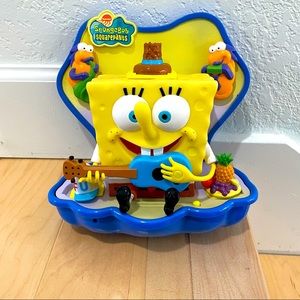 Vintage 2003 Nickelodeon SpongeBob SquarePants Swap N Bop Singing Clam Toy